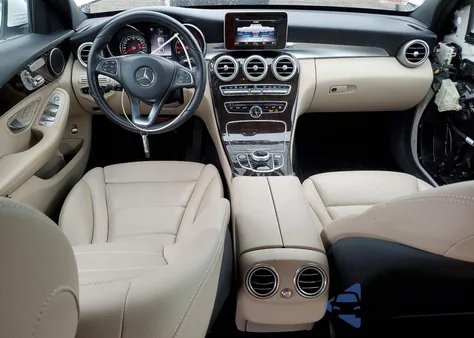 2018 Mercedes-Benz C 300 4Matic из США, поврежденный, VIN WDDWF4KB8JR409994